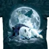 Hot Yin Yang Wolf Mates Classic Cotton T-Shirt T-Shirt | Wolf Shirt Collection
