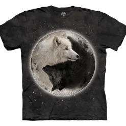 Best Ying Yang Wolves Classic Cotton T-Shirt T-Shirt | Wolf Shirt Collection