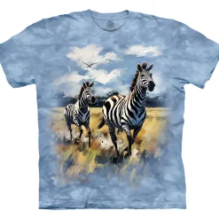 Sale Zebras Of The Wild Classic Cotton T-Shirt T-Shirt | Wild Animals