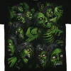 Clearance Zombie Pile Black T-Shirt T-Shirt | Halloween