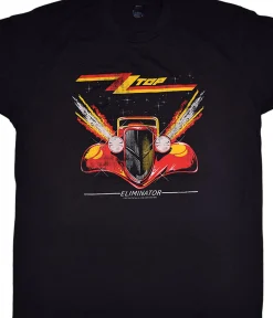 Discount ZZ Top Eliminator Black T-Shirt T-Shirt | Zz Top