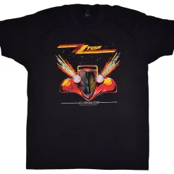 Discount ZZ Top Eliminator Black T-Shirt T-Shirt | Zz Top