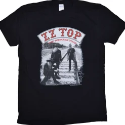 New ZZ Top Tonnage Tour Black T-Shirt T-Shirt | Zz Top